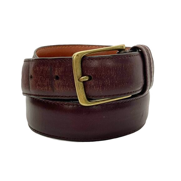 Coach Other - Coach Men’s Genuine Leather Cordovan Belt (Burgundy) (Vintage) (34)